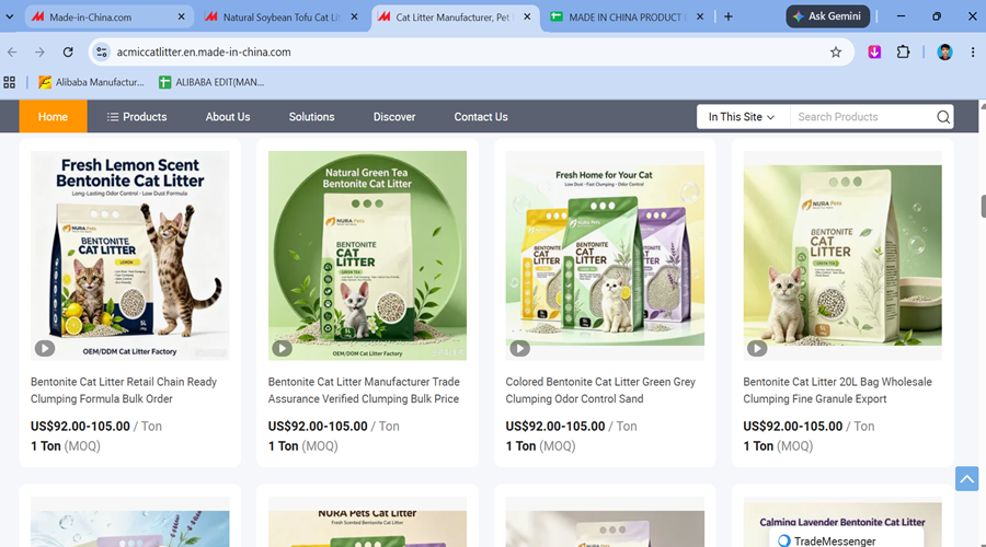 Product Listing on Made-in-China