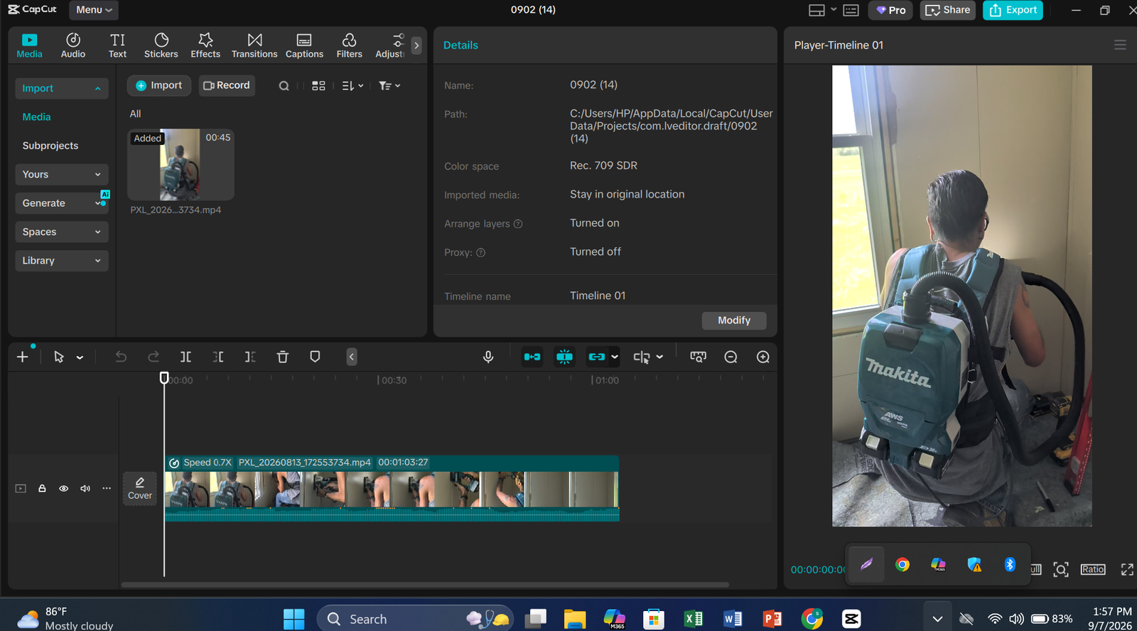 Video Editing by CapCut